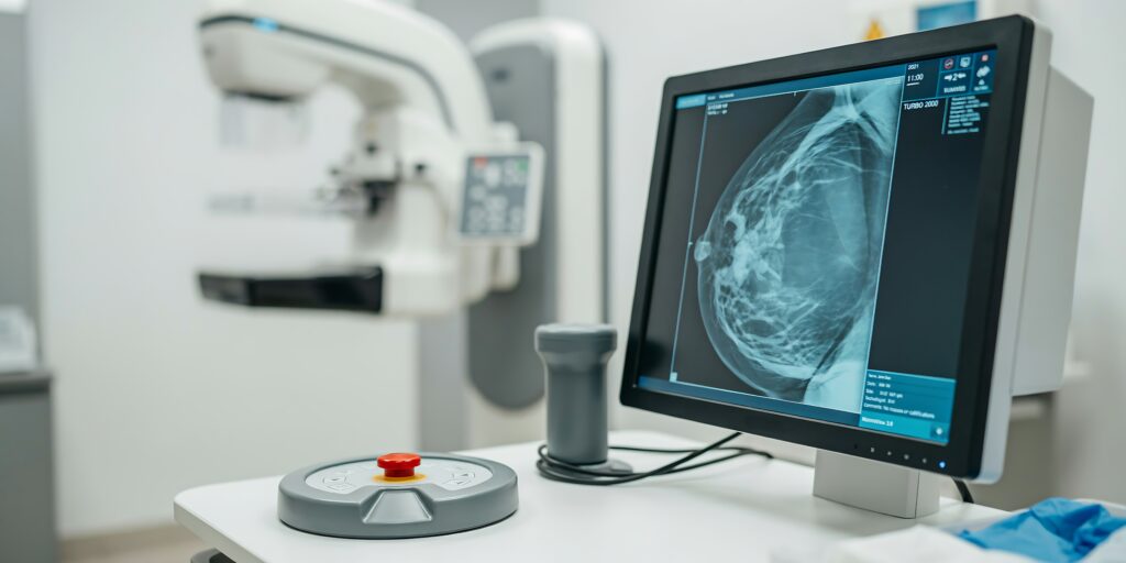 3D mammography x-ray machine.